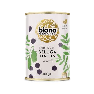 Linte neagra beluga la conserva bio 400g Biona
