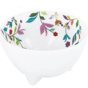 Suport pentru betisoare si conuri parfumate din portelan flora Aromandise