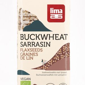 Rondele din hrisca expandata cu seminte de in bio 130g Lima