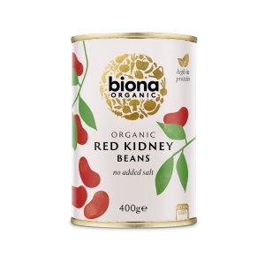 Fasole rosie red kidney boabe la conserva bio 400g Biona