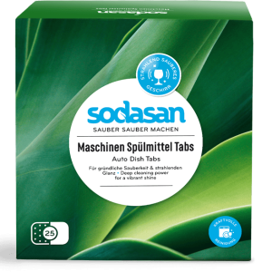 Tablete pentru masina spalat vase ecologice 25buc 625g Sodasan