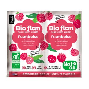 Budinca de zmeura bio 2 bucati x 5g Nat-Ali