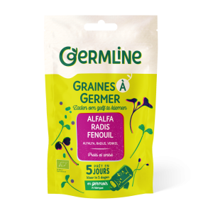Mix alfalfa, ridiche si fenicul pentru germinat bio 150g Germline