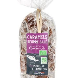 Caramele cu sare de mare bio 180g Morel et Le Chantoux