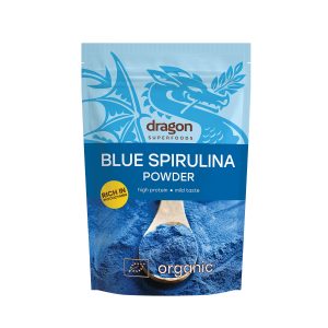 Spirulina albastra pulbere bio 75g Dragon Superfoods