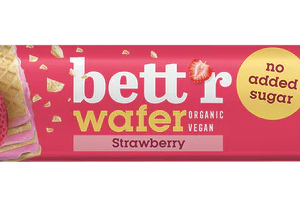 Napolitana cu crema de capsuni si caju indulcita cu eritritol bio 30g Bettr