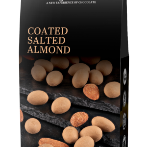 Migdale sarate invelite in ciocolata cu caramel sarat bio  60g Benjamissimo