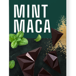 Ciocolata neagra 70% cu menta si maca bio 60g Benjamissimo