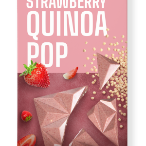 Ciocolata alba cu capsuni si quinoa bio 60g Benjamissimo