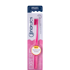 Periuta de dinti Expert 6580 filamente - moale - roz Nordics