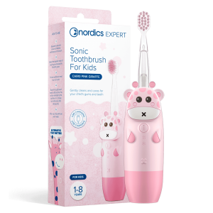 Periuta de dinti electrica pentru copii 1-8 ani - roz  Nordics