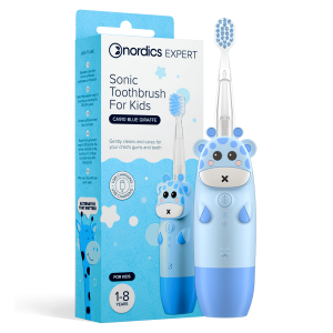 Periuta de dinti electrica pentru copii 1-8 ani - albastra Nordics