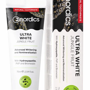 Pasta de dinti pentru albire cu carbune activ 75ml Nordics