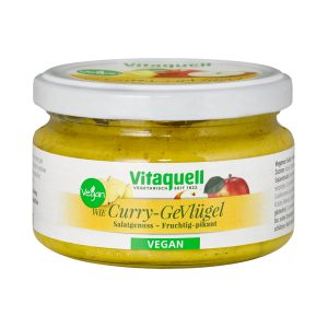 Salata Curry cu proteina din soia, mere si ananas 180g Vitaquell