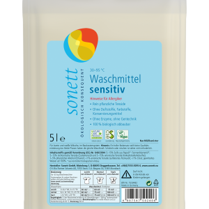 Detergent lichid pentru rufe sensitive ecologic 5l Sonett