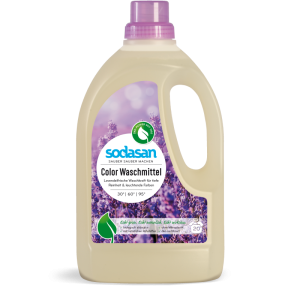 Detergent lichid pentru rufe albe si color cu  lavanda ecologic 1.5l Sodasan