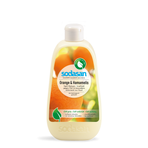 Detergent lichid pentru vase cu portocala si hamamelis ecologic 500ml Sodasan
