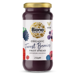 Gem de fructe de padure bio 250g Biona