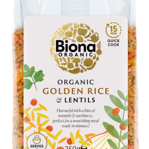 Orez auriu si linte bio 250g Biona