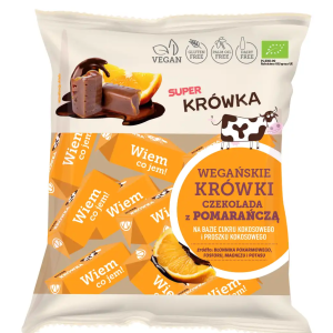 Caramele - aroma ciocolata cu portocale bio 150g Super Fudgio