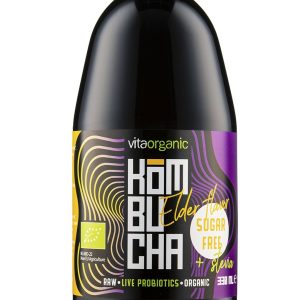 Kombucha cu soc indulcita cu stevia bio 330ml Vita Organic