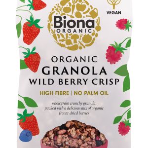 Granola cu fructe de padure crunchy bio 375g Biona