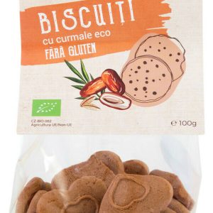 Biscuiti cu curmale bio 100g Obio