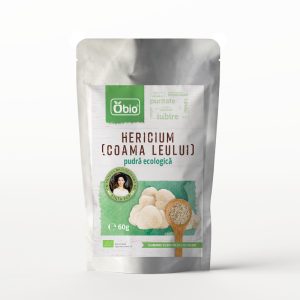 Hericium ( coama leului ) pudra bio 60g Obio