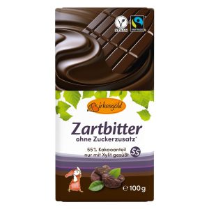 Ciocolata neagra 55% cacao 100g Birkengold