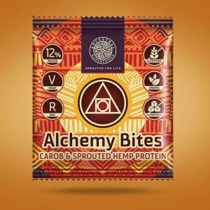 Gustare cu carob si canepa bio 40g Ancestral Superfoods