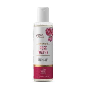 Apa de trandafir rosa damascena ecologic 200ml Wooden Spoon