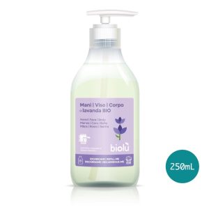 Sapun lichid cu lamaie si lavanda ecologic 250ml Biolu