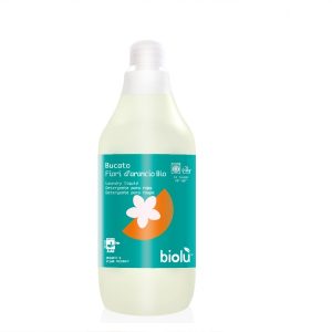 Detergent lichid pentru rufe albe si colorate cu portocale ecologic 1l Biolu