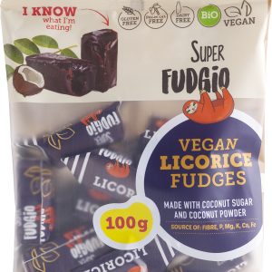 Caramele - aroma lemn dulce bio 100g Super Fudgio