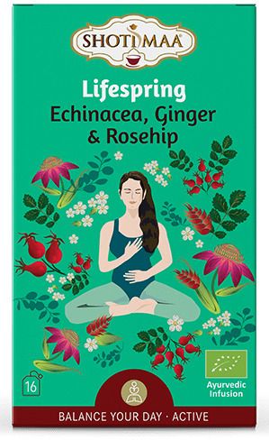 Ceai balance your day - lifespring - echinacea, ghimbir si macese bio 16dz x 2g 32g Shotimaa