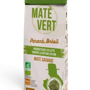 Ceai mate verde salbatic bio 350g Aromandise