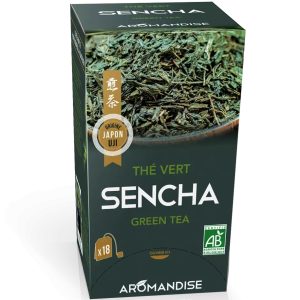 Ceai verde sencha bio 18dz x 2g 36g Aromandise