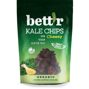 Chips din kale cu aroma de branza bio 30g Bettr
