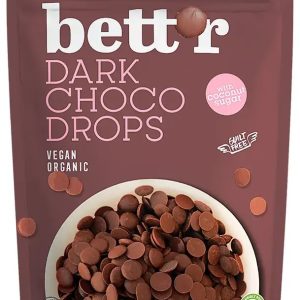 Choco drops dark bio 200g Bettr
