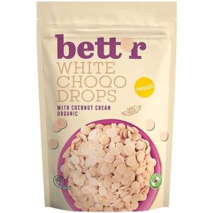 Choco drops din ciocolata alba bio 200g Bettr