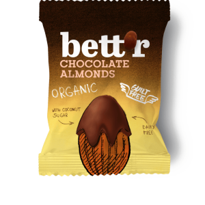 Migdale invelite in ciocolata bio 40g Bettr