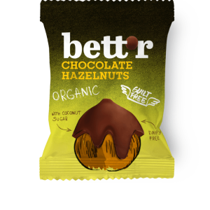 Alune de padure invelite in ciocolata bio 40g Bettr