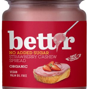 Crema tartinabila de caju si capsuni bio  250g Bettr