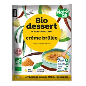 Desert crème brulee bio 80g Nat-ali