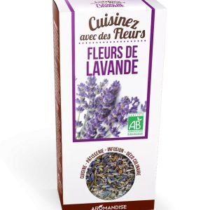 Flori de lavanda - uz culinar bio 40g Aromandise