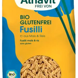 Fusilli din porumb si orez bio 500g Alnavit