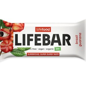 Baton cu nuci braziliene si guarana bio 40g Lifebar