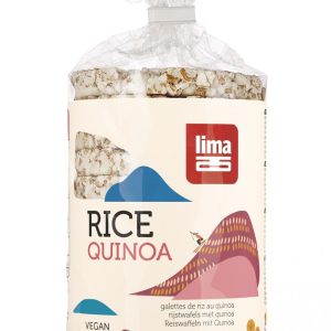Rondele din orez expandat cu quinoa bio 100g Lima