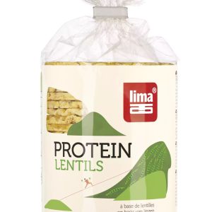Rondele proteice din linte expandata bio 100g Lima