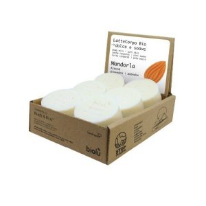 Lotiune de corp solida cu migdale ecologic 12 buc x 55g Biolu